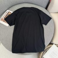 Gucci GG Women Cotton Jersey T-Shirt Patch Black Crewneck Short Sleeves (4)