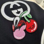 Gucci GG Men Cotton Jersey T-Shirt Patch Black Crewneck Short Sleeves – Image 6