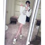 Gucci GG Women Jersey Sweatshirt Embroidery White Cotton Turtleneck Dropped Shoulder - Image 10