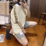 Gucci GG Women Polo with Interlocking G Stripe White Cotton – Bild 10