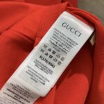 Gucci Men Cotton Jersey T-Shirt Embroidery Eyes Red Crewneck Short Sleeves - Bild 10