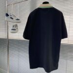 Gucci Men Cotton Polo Interlocking G Black Short Sleeves Regular Fit – Image 3