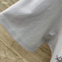 Gucci Men GG Cotton Jersey Printed T-Shirt Grey Crewneck Short Sleeves (3)