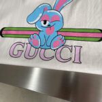 Gucci Men GG Cotton Jersey Printed T-Shirt White Crewneck Short Sleeves – Bild 8