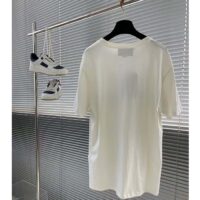 Gucci Women GG Cotton Jersey Printed T-Shirt White Crewneck Short Sleeves (8)