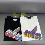 Gucci Men GG Cotton Jersey T-Shirt Black Crewneck Short Sleeves – Bild 3
