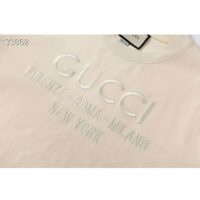 Gucci Men GG Cotton Jersey T-Shirt Crewneck Short Sleeves Oversize Fit (9)