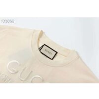 Gucci Men GG Cotton Jersey T-Shirt Crewneck Short Sleeves Oversize Fit (9)