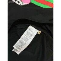 Gucci Men GG Cotton Jersey T-Shirt Print Black Crewneck Short Sleeves (5)