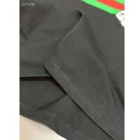 Gucci Men GG Cotton Jersey T-Shirt Print Black Crewneck Short Sleeves (5)