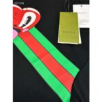 Gucci Men GG Cotton Jersey T-Shirt Print Black Crewneck Short Sleeves - Image 7