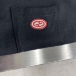 Gucci Men GG Cotton Polo Interlocking G Short Sleeves Chest Pocket - Imagen 8