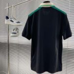 Gucci Men GG Cotton Polo Interlocking G Short Sleeves Chest Pocket - Imagen 4