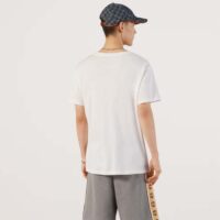 Gucci Men GG Oversize T-Shirt Interlocking G Off-White Cotton Jersey (1)