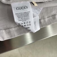 Gucci Men GG T-Shirt Gucci Print Crewneck Short Sleeves Oversize Fit (10)