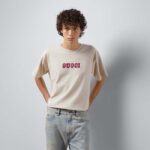 Gucci Men GG T-Shirt Gucci Print Crewneck Short Sleeves Oversize Fit – Bild 10