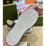 Gucci Unisex Ace Sneaker Web Beige GG Supreme Canvas Low Heel - immagine 8