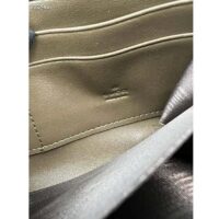 Gucci Unisex GG Blondie Zip Around Wallet Brown Leather Round Interlocking G (6)