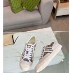 Gucci Unisex GG Canvas Sneaker Beige Rubber Sole Lace Up Flat - Image 4