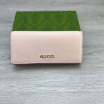 Gucci Unisex GG Continental Wallet Gucci Script Beige Leather Taffeta - Image 2