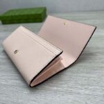 Gucci Unisex GG Continental Wallet Gucci Script Beige Leather Taffeta - Image 7