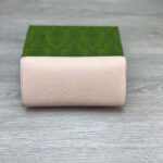 Gucci Unisex GG Continental Wallet Gucci Script Beige Leather Taffeta - Image 3