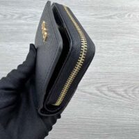Gucci Unisex GG Mini Wallet Gucci Script Black Leather Taffeta Lining (10)
