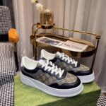 Gucci Unisex GG Sneaker Beige Ebony GG Supreme Canvas Mid-Heel - immagine 2