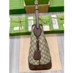 Gucci Unisex Ophidia GG Medium Shoulder Bag Beige Supreme Canvas - Imagen 5