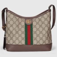Gucci Unisex Ophidia GG Small Shoulder Bag Beige Supreme Canvas (1)