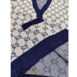 Gucci Men GG Cotton Jacquard Cardigan V-Neck Two Front Pockets - immagine 6