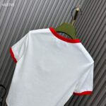 Gucci Women GG Cotton Jersey Printed T-Shirt Crewneck Short Sleeves White - Imagen 7