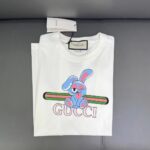 Gucci Men GG Cotton Jersey Printed T-Shirt White Crewneck Short Sleeves – Bild 5
