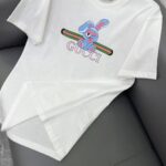 Gucci Men GG Cotton Jersey Printed T-Shirt White Crewneck Short Sleeves – Bild 6