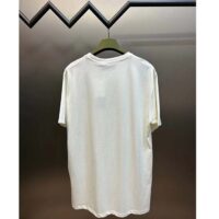 Gucci Women GG Cotton Jersey T-Shirt Print White Crewneck Short Sleeves (8)