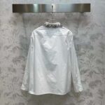 Gucci Men GG Cotton Poplin Shirt Embroidery Long Sleeves Concealed Placket - immagine 3