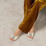 Gucci Women GG Double G Slide Sandal Ivory Patent Leather Crystals Flat – Image 11