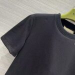 Gucci Men GG Light Cotton Jersey Shirt Black Crystal Short Sleeves - Image 8