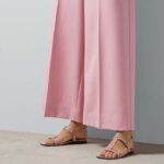 Gucci Women GG Slim Horsebit Flat Sandal Pink Leather Ankle Buckle - Image 11