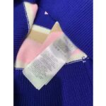 Gucci Women GG Striped Cotton Wool Dress Patch Round Neck - Image 9