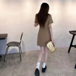 Gucci Women Original GG Canvas Jumpsuit Point Neck Short Sleeves - Image 12