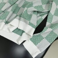 Louis Vuitton LV Men Damier Cotton Sweatshirt Classic Fit Green 1AFJHG (12)