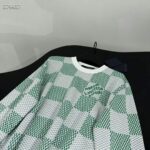 Louis Vuitton LV Women Damier Cotton Sweatshirt Classic Fit Green 1AFJHG - Image 4