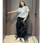 Louis Vuitton LV Women Damier Knitted Short-Sleeved Crewneck Regular Fit 1AFIX4 - Image 10