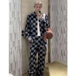 Louis Vuitton LV Men Damier Wool Overshirt Regular Fit 1AFAUN - Image 4