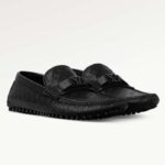 Louis Vuitton LV Men Hockenheim Moccasin Black Mini Monogram Calf Leather 1ABM4Z - Image 2