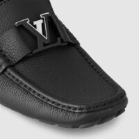 Louis Vuitton LV Men Monte Carlo Mocassin Black Grained Calf Leather 1AC543 (3)