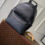 Louis Vuitton LV Unisex Discovery Backpack PM Black Taiga Cowhide Leather M30230 – Image 2