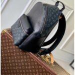Louis Vuitton LV Unisex Discovery Backpack PM Black Taiga Cowhide Leather M30230 – Image 3