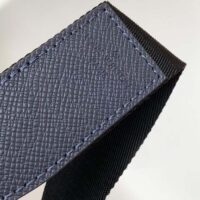 Louis Vuitton LV Unisex District PM Bag Blue Taiga Cowhide Leather M30969 (2)